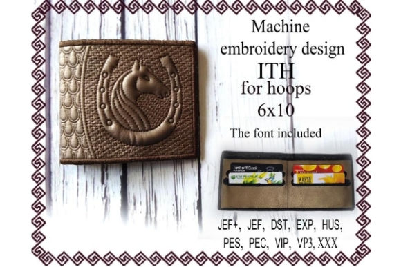 Billfold in the Hoop Purse - Horseshoe
