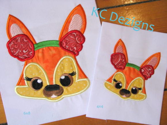 Christmas Fox with Ear Warmers Embroidery Review