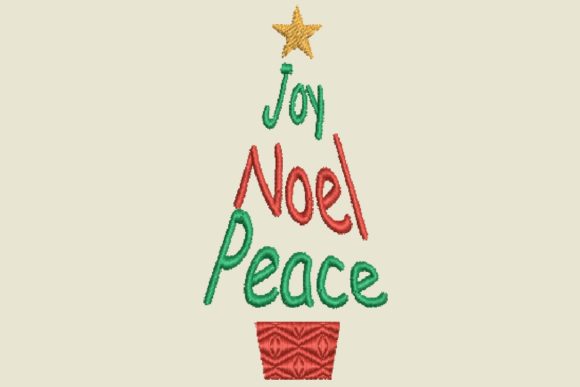 Christmas Word Tree Embroidery Review for Boutique Sweatshirts