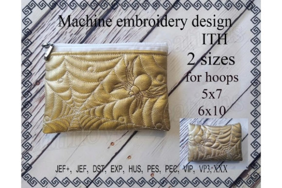 Cosmetic Bag - Spider Embroidery Review