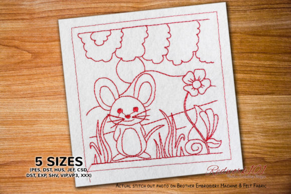 Cute-Mouse-Cartoon Lineart Review for Apparel Design