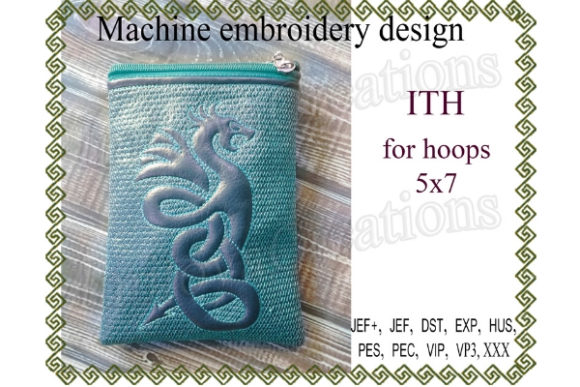Great Dragon Zippered Bag Embroidery Review