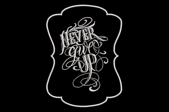 Inspirational Quote, Never Give Up