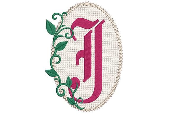 Olde English Monogram Letter J Review for Sweatshirt Embroidery