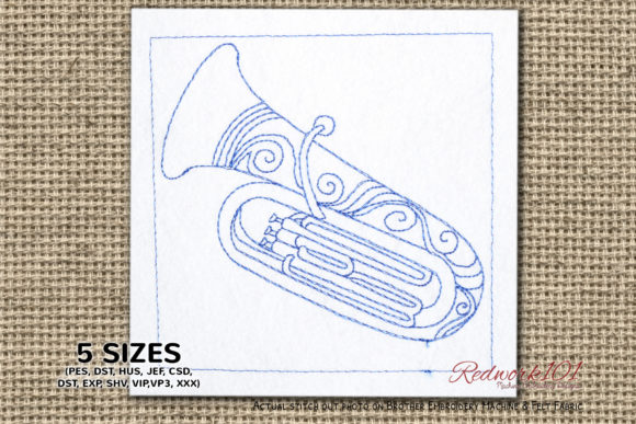 Orchestra Tubas Bluework Embroidery Review