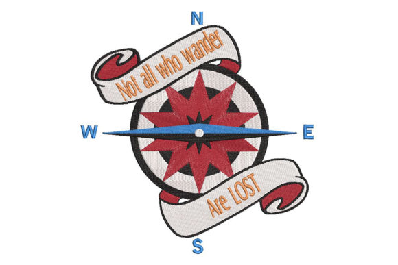 Wise Quote Not All Who Wander Are Lost Embroidery Review