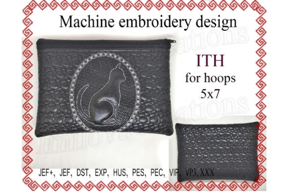 Zippered Bag - Cat in the Hoop Embroidery Review