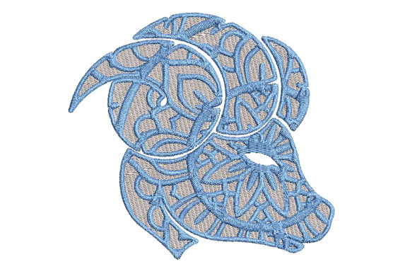 Zodiac Aries Mandala Style Embroidery Review